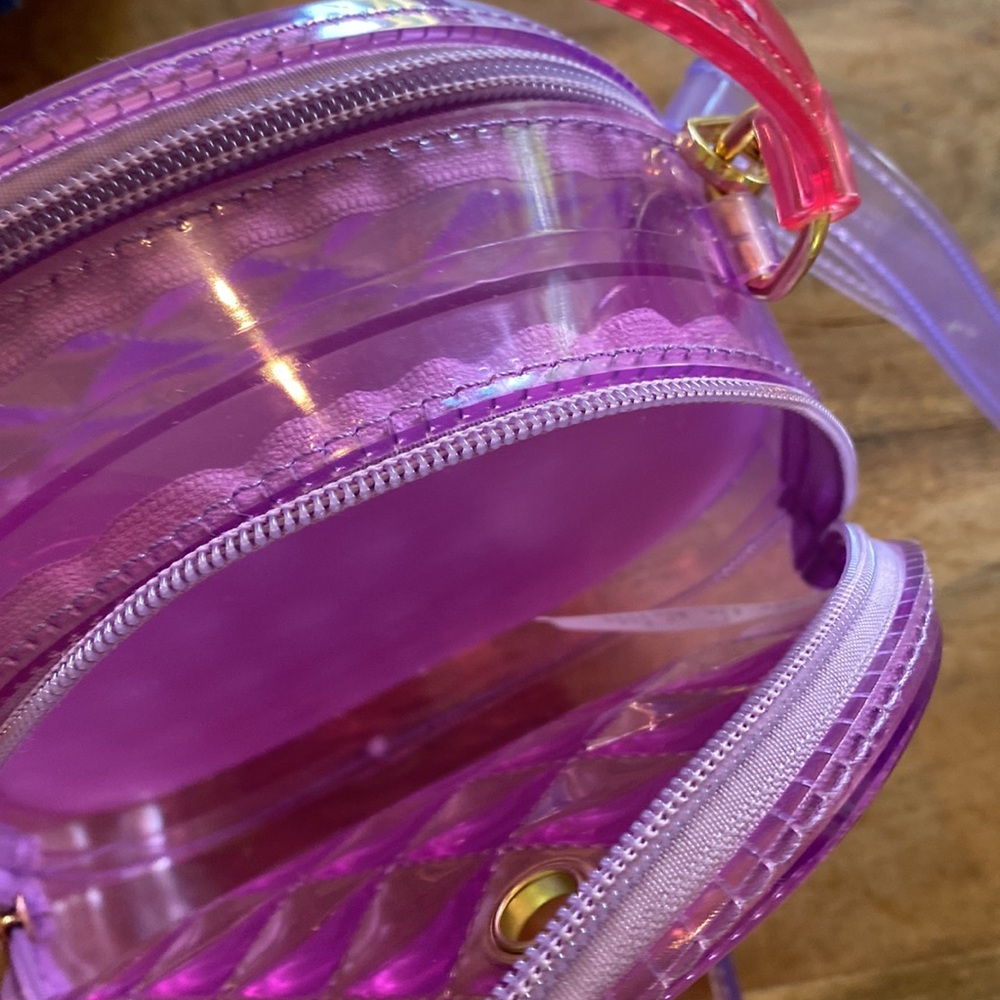 Clear colored small backpack/bag - Picture 4 of 6